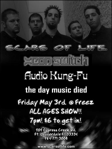 Scars of Life — flyers