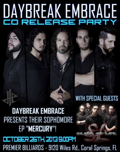 Scars of Life — Daybreak Embrace CD release party, October 26, 2013