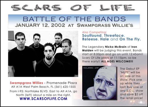 Scars of Life — flyers
