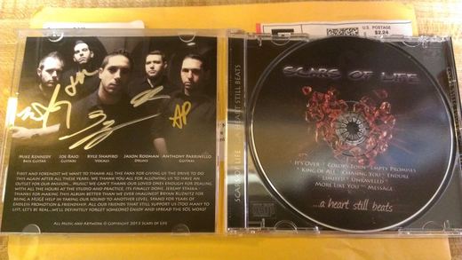 Scars of Life — A signed copy of A Heart Still Beats
