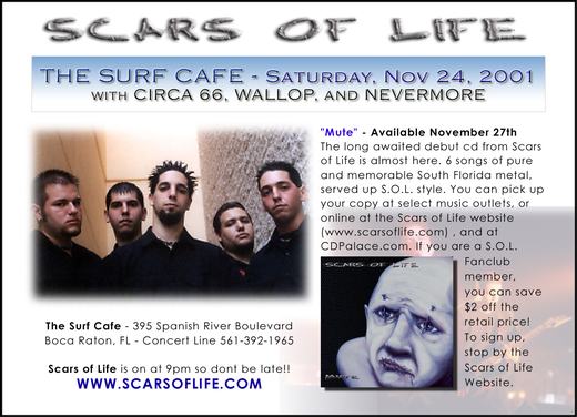 Scars of Life — flyers